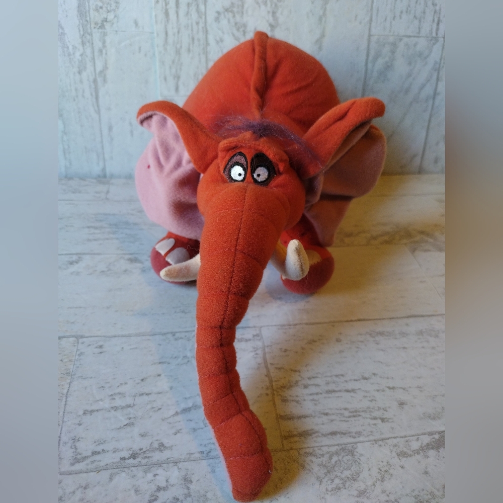 Disney's Plush Tantor ELEPHANT Tarzan Stuff Jungle Animal Excellent